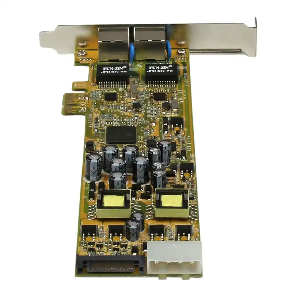 (image for) StarTech.com Dual Port PCI Express Gigabit Ethernet PCIe Network Card Adapter